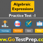 Algebraic Expressions Practice Test 2025 Questions Answers