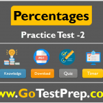 Percentages Practice Test Question Answers 2020