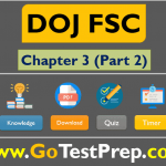 DOJ FSC Test: Chapter 3 (Part 2) Practice Test