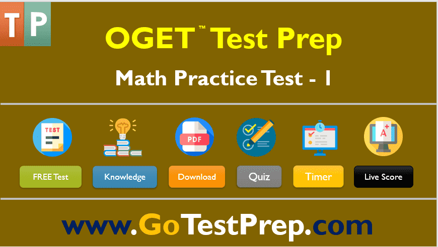 OGET Math Practice Test 2020 Question Answers [PDF]