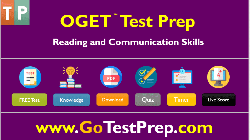 OGET Reading and Communication Skills Practice Test