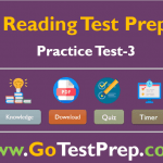 Reading Practice Test – 3 (Comprehension Passages)