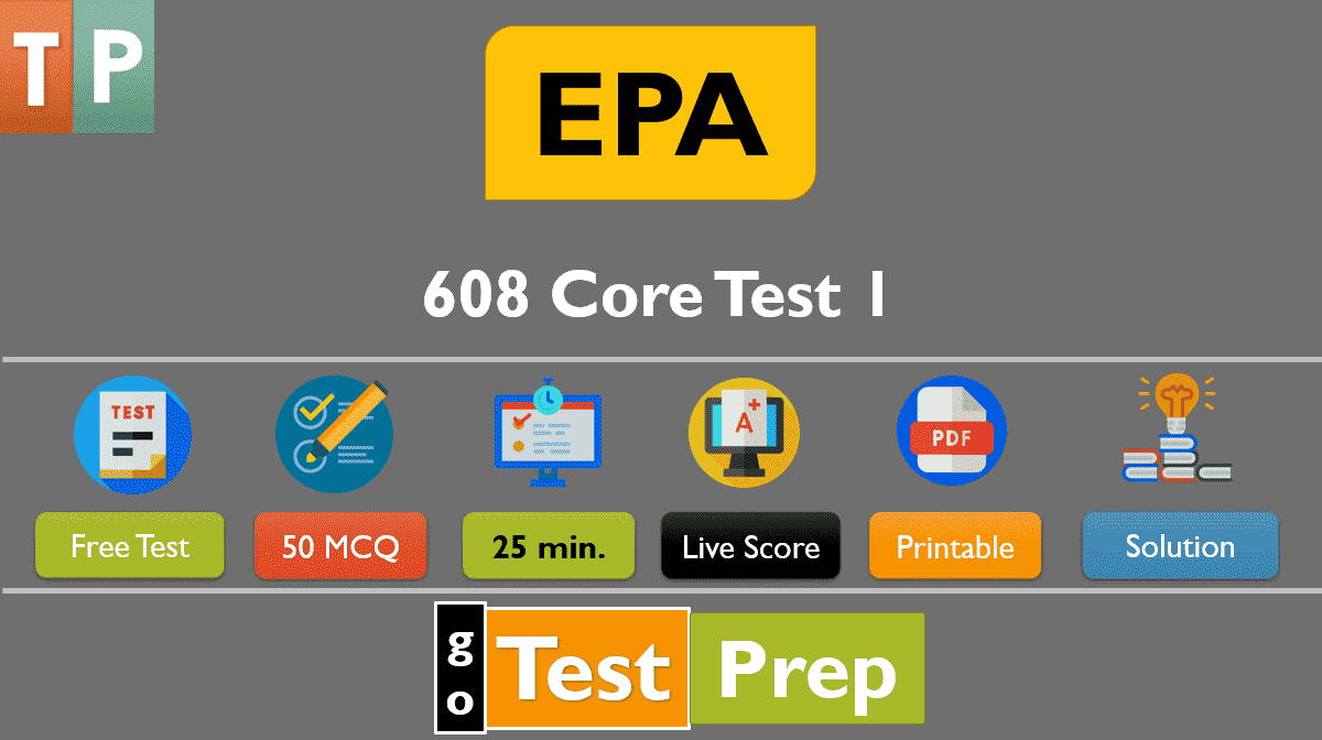 Epa 608 Practice Test Core Question Answers 2020 Online Free