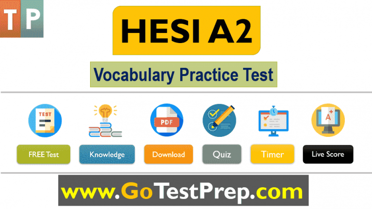 HESI A2 Vocabulary Practice Test 2020 With Grammar [PDF]