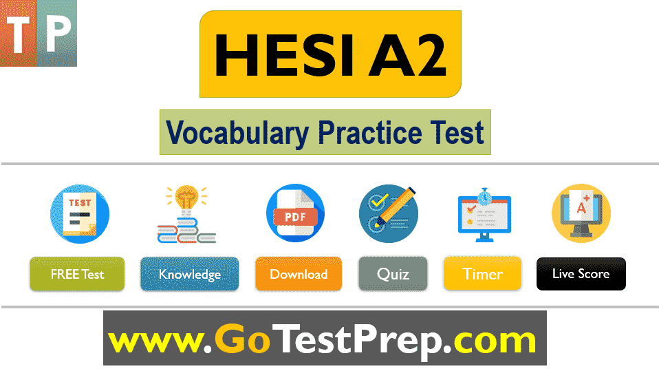 HESI A2 Vocabulary Practice Test 2020 with Grammar [PDF]