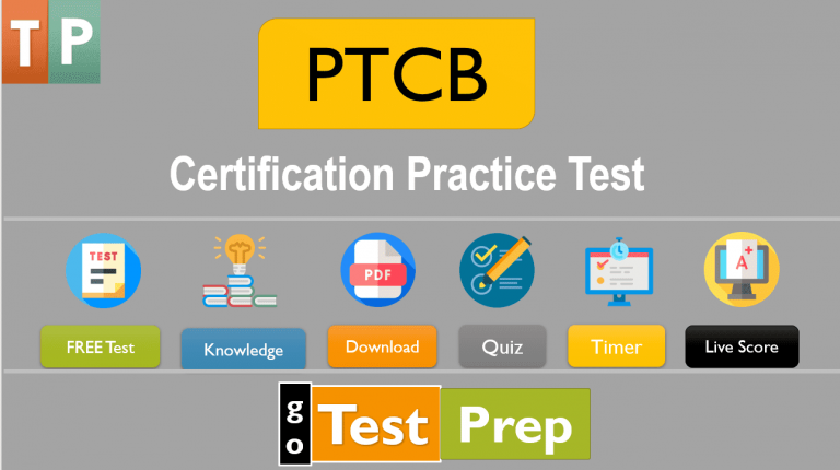 PTCB Certification Exam Practice Test 2022 With Study Guide