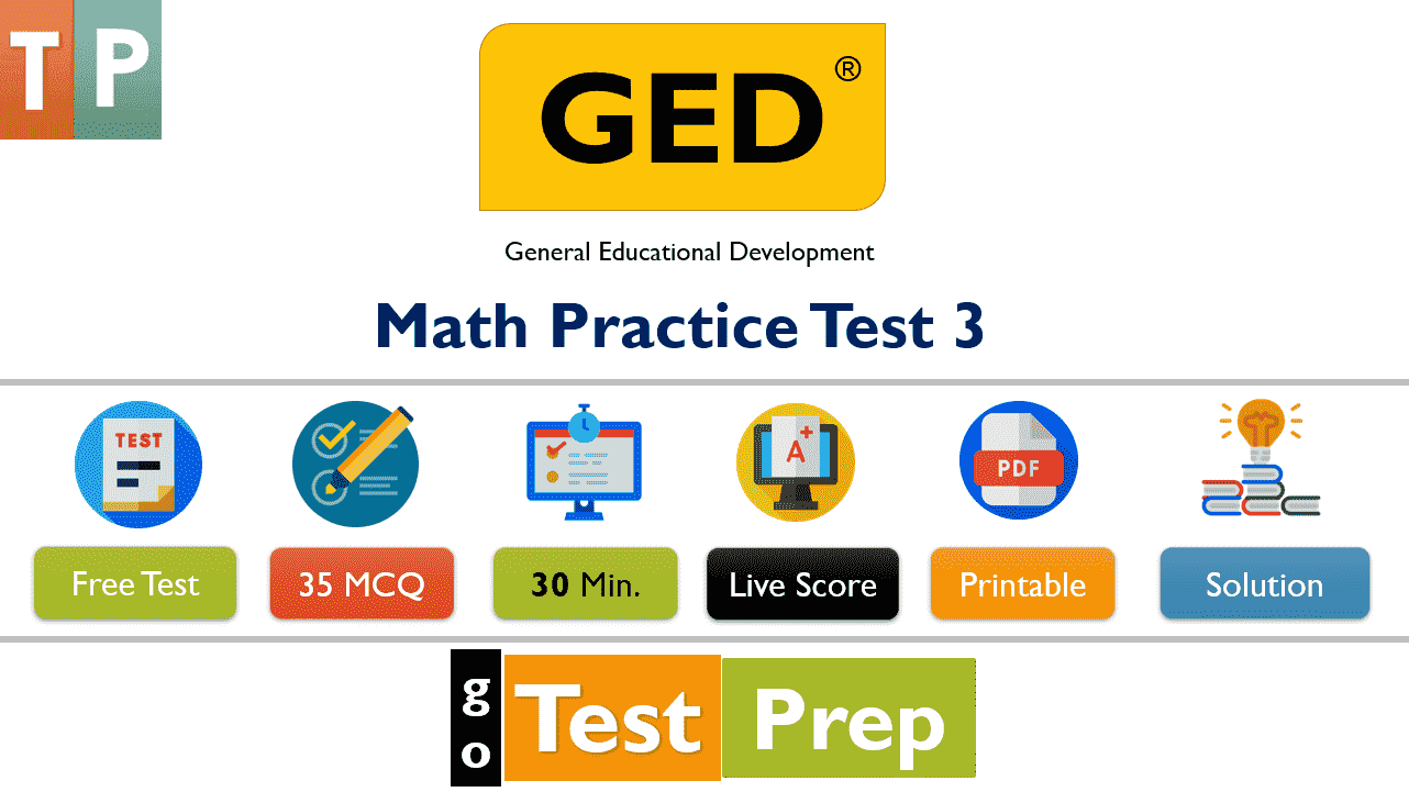 GED Math Practice Test with Answers 2021