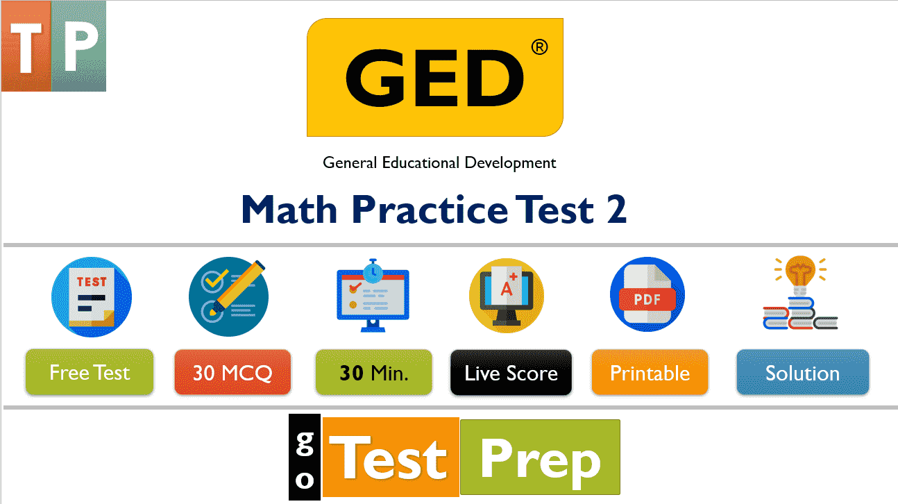 GED Math Test Questions Answers 2022 Free Printable PDF 