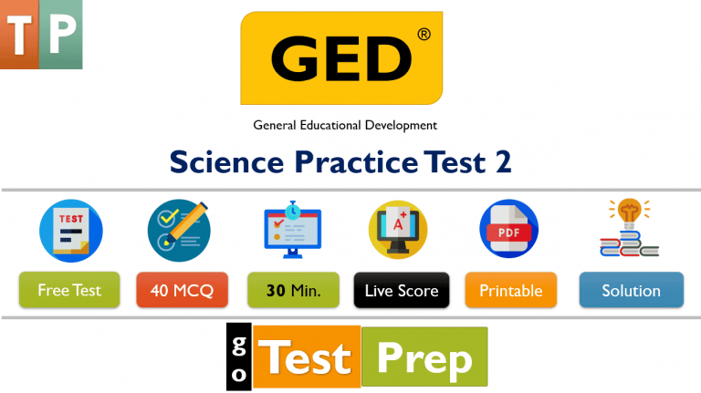 GED Science Test 2021 Question Answers (Printable PDF)