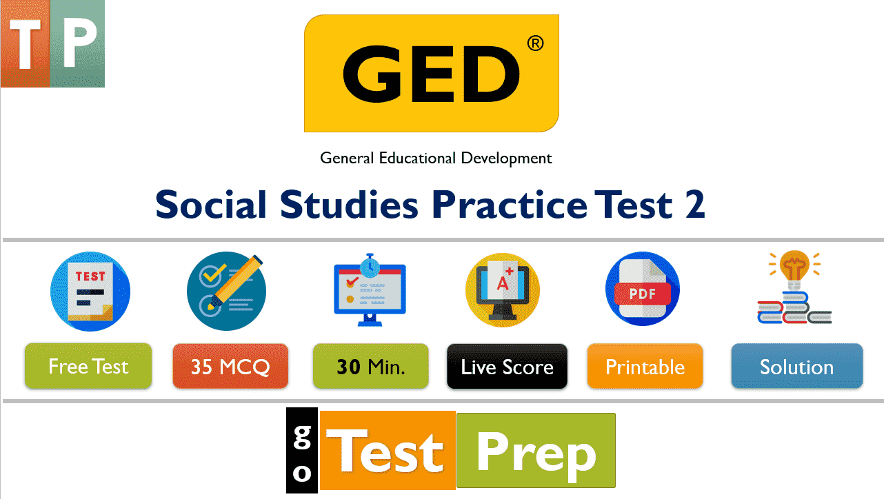 GED Social Studies Practice Test 2021 PDF