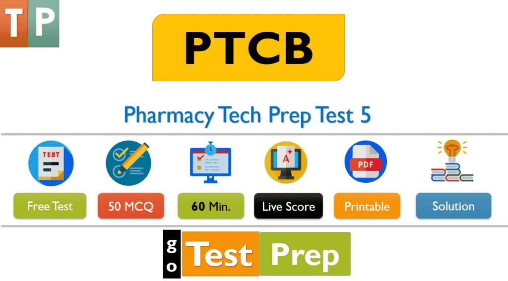 Pharmacy Technician Certification Exam Test Question 2021 Free