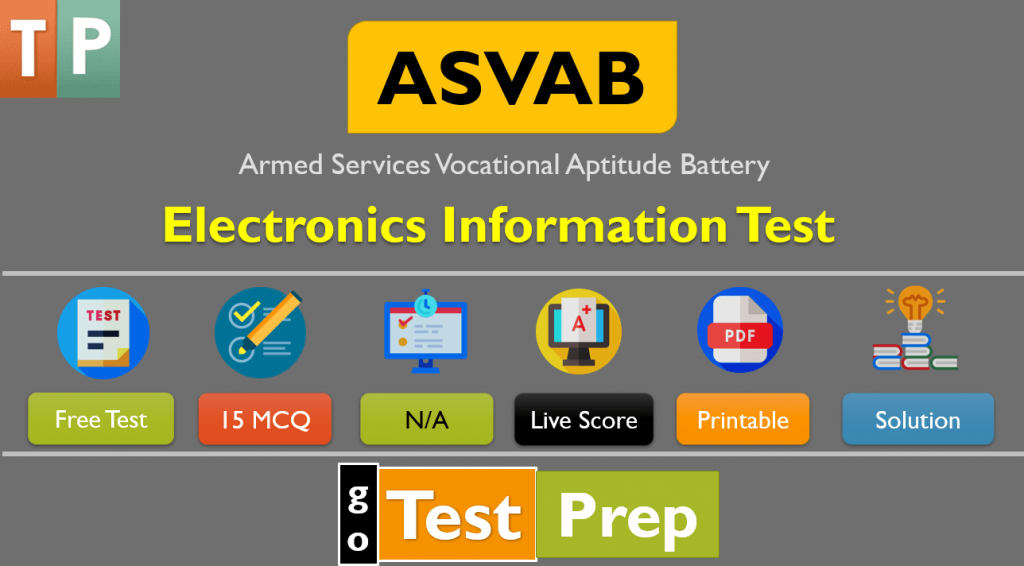ASVAB Electronics Information Practice Test 2021 Question Answers