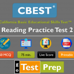 CBEST Reading Practice Test 2020 California Basic Educational Skills Test