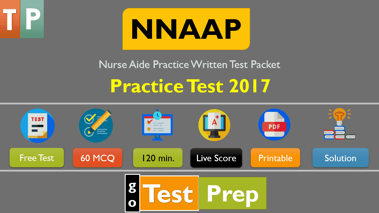 NNAAP Practice Exam 2017 Nurse Aide Practice Written Test Packet 