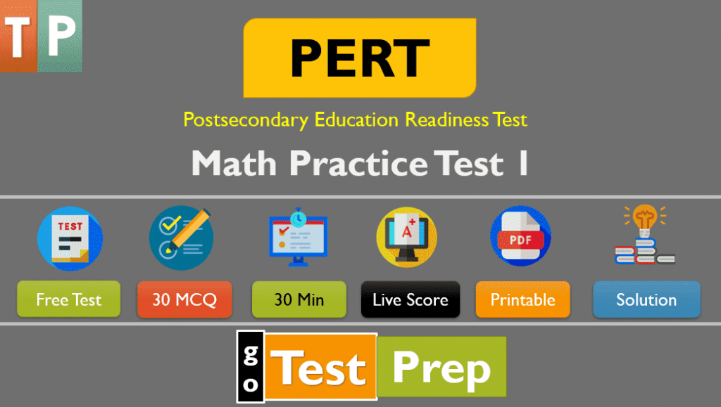 PERT Math Practice Test 2020 Basic Question Answers 