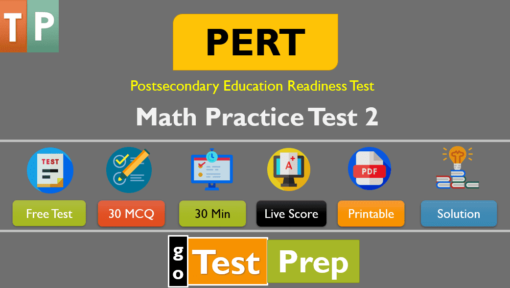 Free PERT Math Practice Test 2021 Florida’s Postsecondary Education Readiness Test