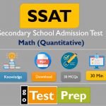 SSAT Math Practice Test 2025 [Timed Test] 25 Questions Answers