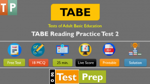 TABE Reading Practice Test 2 (Level A Question Answers PDF)