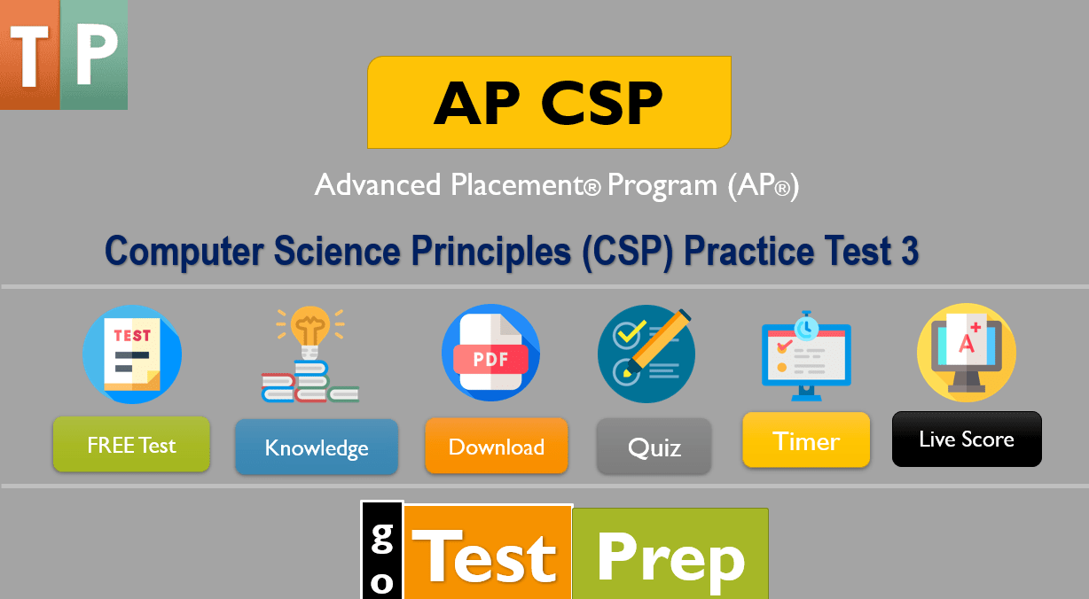 AP CSP Practice Test Questions Answers [PDF]