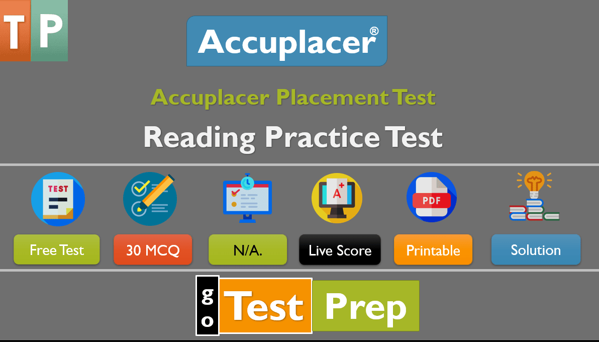 Accuplacer Reading Practice Test 2022 with Sentence Skills Questions Answers Accuplacer Writing Practice Test 2022 (Next Generation)