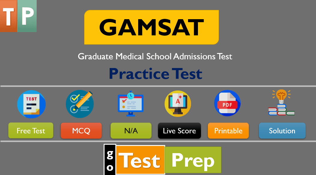 GAMSAT Practice Test 2025 Questions Answers (UPDATED)