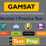 GAMSAT Section I Practice Test 2025: Sample Question Answers