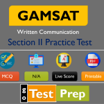 GAMSAT Section II Written Communication Practice Test 2025