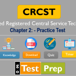 IAHCSMM CRCST Practice Test - Chapter 1 [UPDATED 2024]