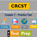CRCST Practice Test – Chapter 7 [UPDATED 2024] IAHCSMM: