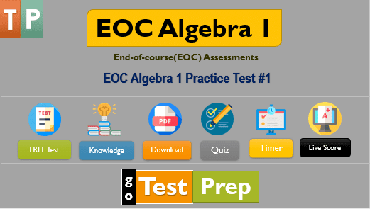Eoc Algebra 1 Practice Test 1 Eoc Algebra 1 Practice Test 1