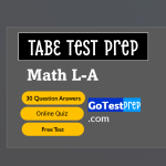 TABE 11&12 Math Practice Test Level A (Example Questions Answer) 2024