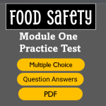 Canada Food Safety Practice Test [Module One]