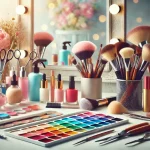 Here is an image representing cosmetology, featuring various beauty tools and products in a bright and inviting setting.