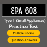 EPA 608 Type 1 (Small Appliances) Practice Test 2024 Quiz Questions Answers