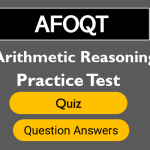 AFOQT Arithmetic Reasoning Practice Test 2025