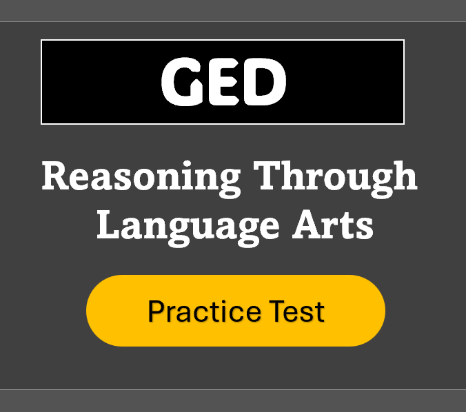 GED Reasoning Through Language Arts Practice Test 2