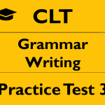 CLT Grammar Writing Practice Test 3 - Science 2025