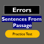 Finding Errors in Sentences From Passage Exercises with answers
